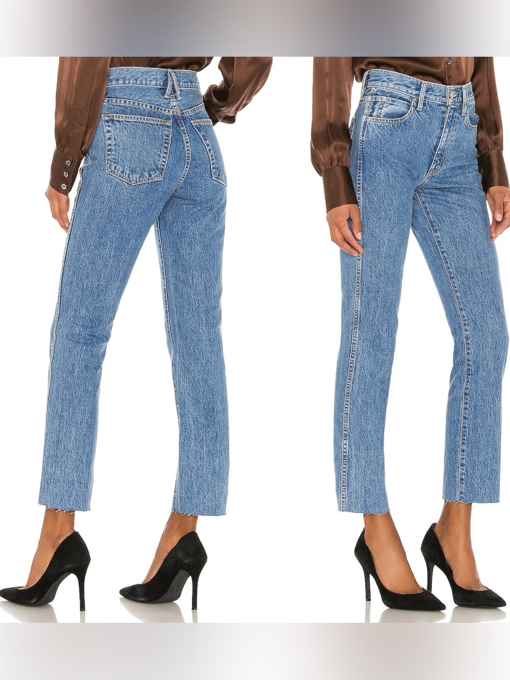 REVOLVE X SLVRLAKE Hero Straight Jeans In Pacific Wash Denim 🌊